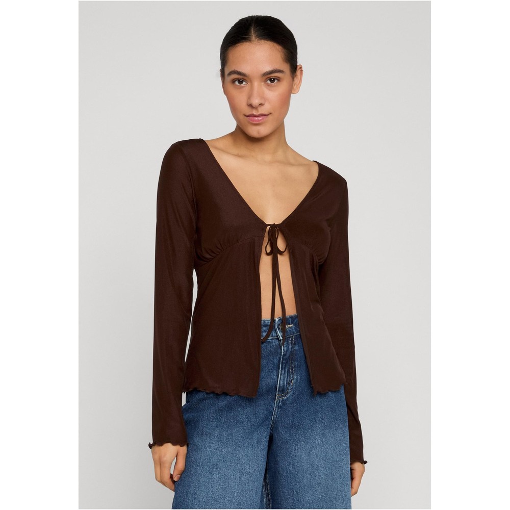 Urban Classics - Mesh Cardigan - Brown